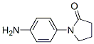 (4-aminophenyl)pyrrolidinone Structure