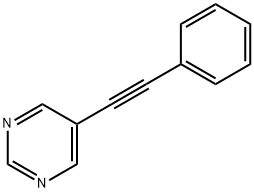 5-(Phenylethynyl)pyrimidine Structure
