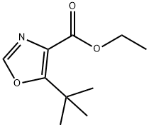 Ethyl 5-tert-butyl-1,3-oxazole-4-carboxylate Structure