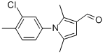 1-(3-CHLORO-4-METHYLPHENYL)-2,5-DIMETHYL-1H-PYRROLE-3-CARBALDEHYDE Structure