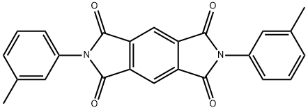 2,6-Bis(3-methylphenyl)pyrrolo[3,4-f]isoindole-1,3,5,7(2H,6H)-tetrone Structure