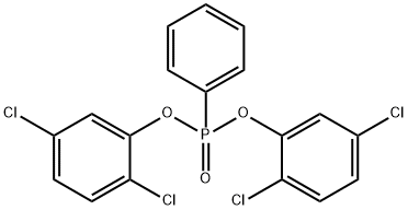 Phosphonic acid, phenyl-, bis(2,5-dichlorophenyl) ester Structure
