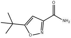 5-tert-Butyl-3-isoxazolecarboxamide Structure