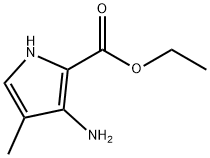 1H-Pyrrole-2-carboxylicacid,3-amino-4-methyl-,ethylester(9CI) 구조식 이미지