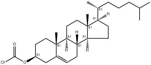 Cholesteryl chloroformate Structure
