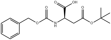 Z-D-ASP(OTBU)-OH H2O 구조식 이미지