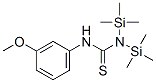 1,1-Bis(trimethylsilyl)-3-(m-methoxyphenyl)thiourea Structure