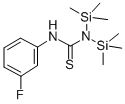 1,1-Bis(trimethylsilyl)-3-(m-fluorophenyl)-2-thiourea Structure