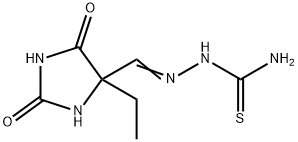 [(4-ethyl-2,5-dioxo-imidazolidin-4-yl)methylideneamino]thiourea Structure
