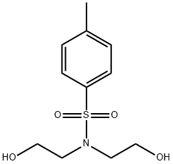 N,N-BIS(2-HYDROXYETHYL)-P-TOLUENESULFONAMIDE Structure
