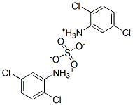 bis(2,5-dichloroanilinium) sulphate Structure