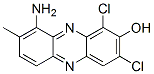 9-amino-1,3-dichloro-8-methylphenazin-2-ol Structure