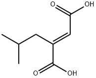 (E)-2-(2-methylpropyl)but-2-enedioic acid Structure