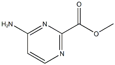 2-Pyrimidinecarboxylicacid,4-amino-,methylester(9CI) 구조식 이미지