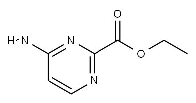 ETHYL 4-AMINOPYRIMIDINE-2-CARBOXYLATE Structure