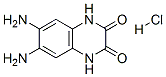 6,7-diamino-1,4-dihydroquinoxaline-2,3-dione hydrochloride Structure
