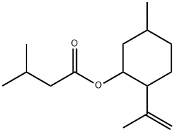 3-메틸부탄산5-메틸-2-(1-메틸에테닐)시클로헥실에스테르 구조식 이미지