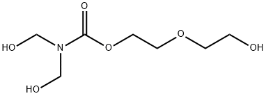 Bis(hydroxymethyl)carbamic acid 2-(2-hydroxyethoxy)ethyl ester Structure