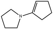 1-피롤리디노-1-사이클로펜텐 구조식 이미지