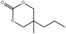 5-methyl-5-propyl-1,3-dioxan-2-one  Structure