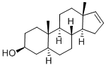 16,(5-ALPHA)-ANDROSTEN-3-BETA-OL 구조식 이미지