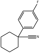1-(4-FLUOROPHENYL)CYCLOHEXANECARBONITRILE Structure