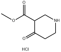 METHYL 4-OXO-3-PIPERIDINECARBOXYLATE HYDROCHLORIDE 구조식 이미지