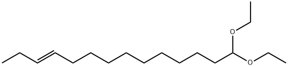 (E)-14,14-Diethoxy-3-tetradecene Structure