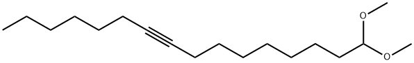 16,16-Dimethoxy-7-hexadecyne Structure