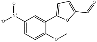 5-(2-메톡시-5-니트로-페닐)-푸란-2-카발데하이드 구조식 이미지