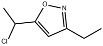 이속사졸,5-(1-클로로에틸)-3-에틸-(9CI) 구조식 이미지