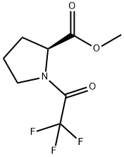 N-TFA-L-프롤린메틸에스테르 구조식 이미지