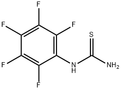 1-PENTAFLUOROPHENYL-2-THIOUREA Structure