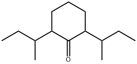 2,6-bis(1-methylpropyl)cyclohexan-1-one Structure