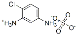 4-chlorobenzene-1,3-diammonium sulphate Structure