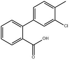 3'-chloro-4'-methyl[1,1'-biphenyl]-2-carboxylic acid Structure