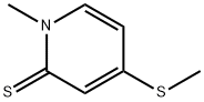 2(1H)-피리딘티온,1-메틸-4-(메틸티오)- 구조식 이미지
