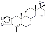 (17beta)-4,17-dimethylandrosta-2,4-dieno[2,3-d]isoxazol-17-ol 구조식 이미지