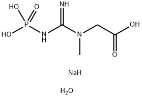 CREATINE PHOSPHATE DISODIUM SALT TETRAHYDRATE 구조식 이미지