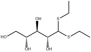 5,5-bis(ethylsulfanyl)pentane-1,2,3,4-tetrol 구조식 이미지