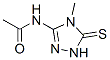 N-(4,5-dihydro-4-methyl-5-thioxo-1H-1,2,4-triazol-3-yl)-Acetamide Structure
