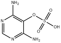 4,6-diaminopyrimidin-5-yl hydrogen sulfate Structure