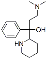 3-dimethylamino-1-phenyl-1-(2-piperidyl)propan-1-ol Structure