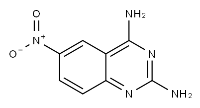 2,4-DIAMINO-6-NITROQUINAZOLINE Structure