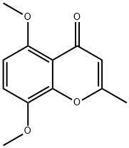 5,8-Dimethoxy-2-methyl-4H-1-benzopyran-4-one Structure