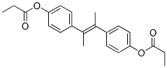 [4-[(E)-3-(4-propanoyloxyphenyl)but-2-en-2-yl]phenyl] propanoate 구조식 이미지