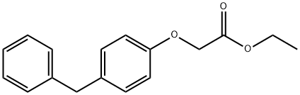 ethyl 2-(4-benzylphenoxy)acetate Structure