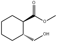 METHYL TRANS-2-HYDROXYMETHYLCYCLOHEXANE-1-CARBOXYLATE Structure