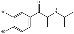 1-Propanone, 1-(3,4-dihydroxyphenyl)-2-[(1-methylethyl)amino]- (9CI) 구조식 이미지