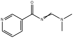 N-dimethylaminomethylene-nicotinamide 구조식 이미지